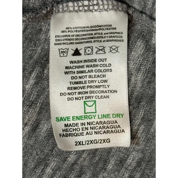 NBA Mens 2XL Heather Gray Los Angeles Lakers Distressed T-Shirt Casual - Picture 13 of 15